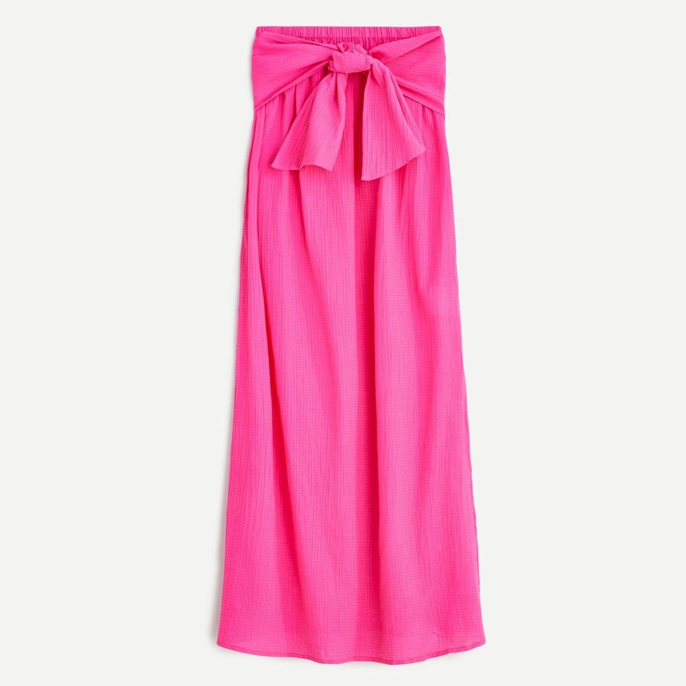 NWT ✨ J. Crew | Strapless Bow Front Cover Up Dress 🎀